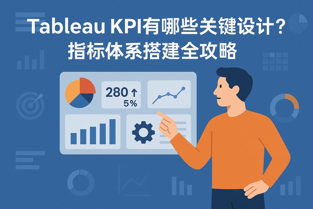 Tableau KPI有哪些关键设计？指标体系搭建全攻略
